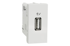 Розетка USB 1 модуль білий (NU342818)