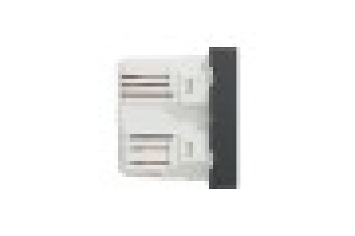 Розетка USB подв. 2.1А 2 модуля антрацит (NU341854)