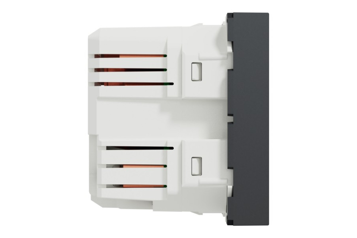 Розетка USB подв. 2.1А 2 модуля антрацит (NU341854)