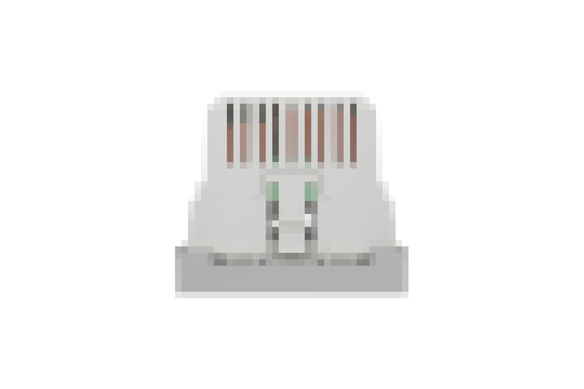 Розетка USB подвійна 2.1А 2 модулі алюміній (NU341830)