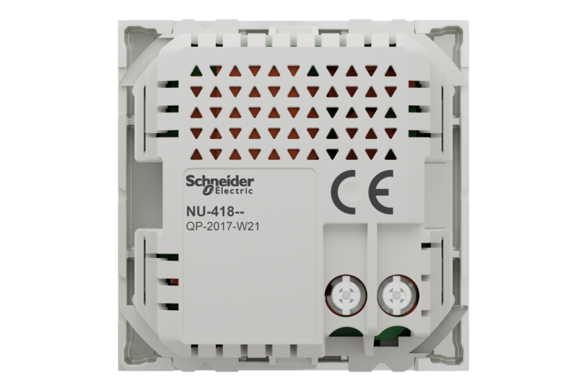 Розетка USB подвійна 2.1А 2 модулі білий (NU341818)