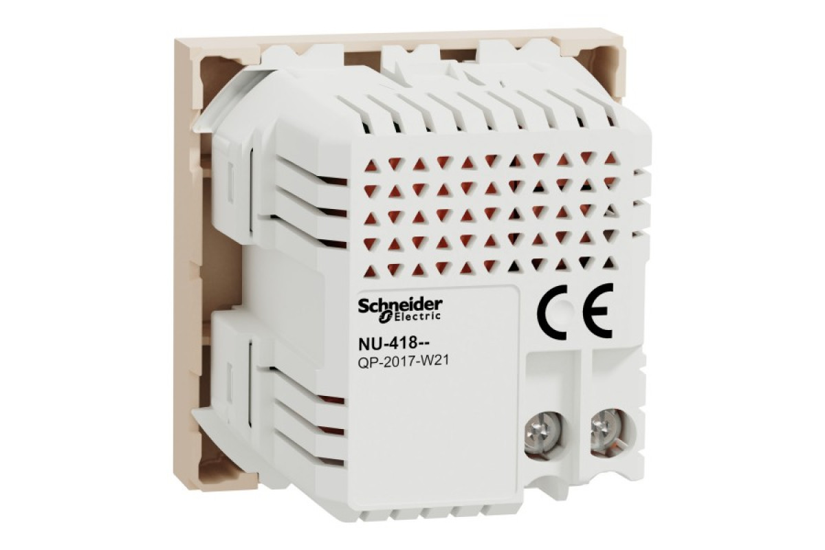 Розетка USB подвійна, 2.1А, 2 модулі, бежева Unica New Studio (NU341844)