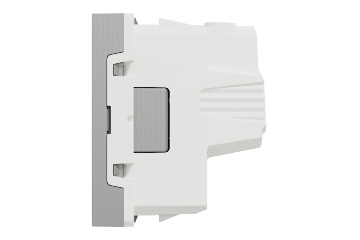 Розетка без з/к зі шторками 16А гвинтові зажими, 2 м ал (NU303330)