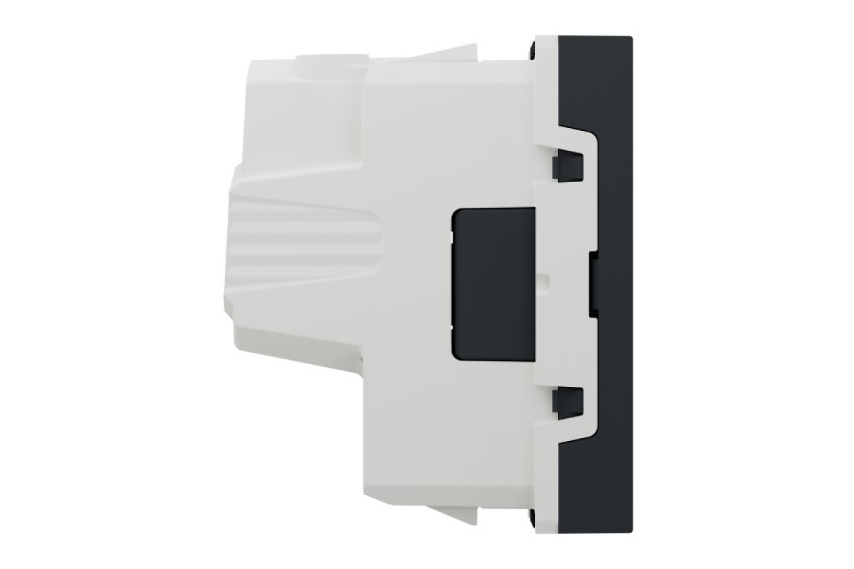 Розетка без з/к зі шторками 16А гвинтові зажими, 2 м ант (NU303354)