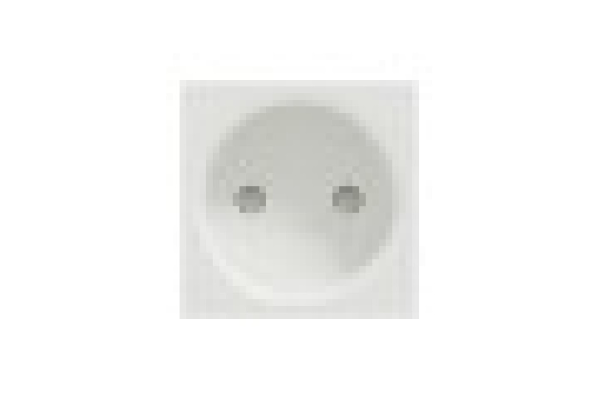 Розетка без з/к зі шторками 16А гвинтові зажими, 2 м білий (NU303318)