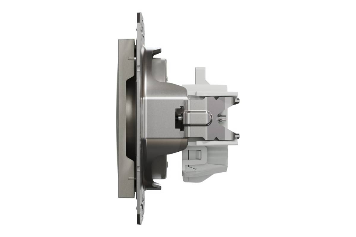 Розетка без заземлення Asfora Бронза (EPH3000169)