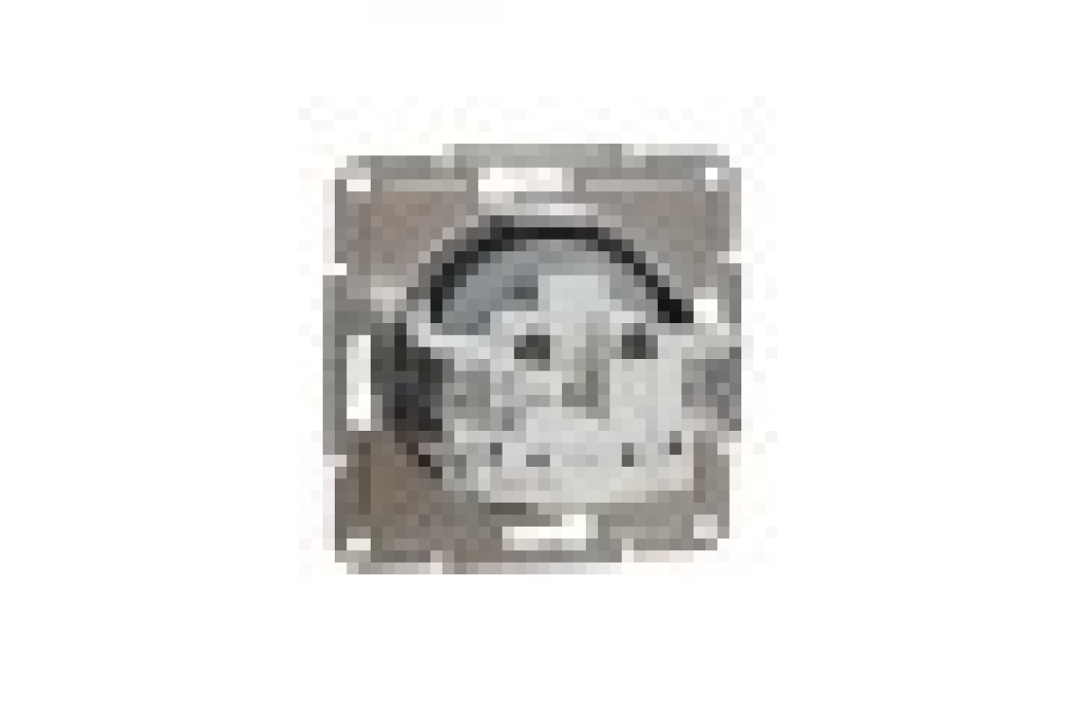 Розетка без заземлення Asfora Сталь (EPH3000162)