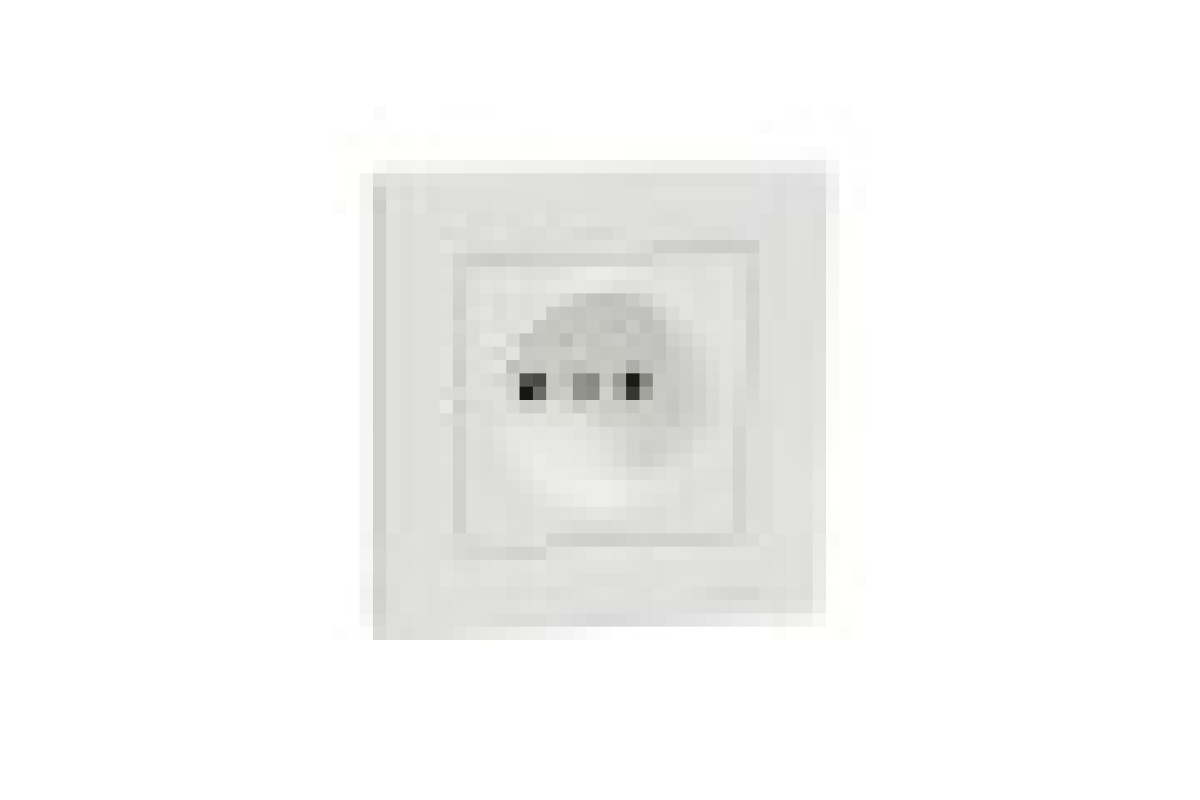 Розетка без заземлення Біла Asfora (EPH3000121)