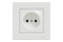 Розетка без заземлення Біла Asfora (EPH3000121)