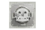 Розетка без заземлення Біла Asfora (EPH3000121)