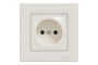 Розетка без заземлення Крем Asfora (EPH3000123)