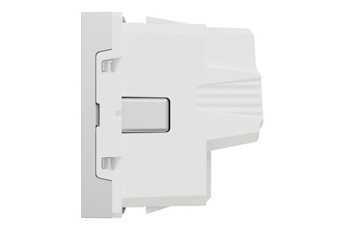 Розетка з з/к зі шторками 16А гвинтові зажими алюм (NU303730)