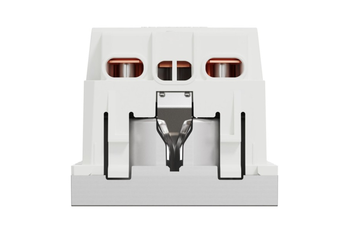 Розетка з з/к зі шторками 16А гвинтові зажими алюм (NU303730)