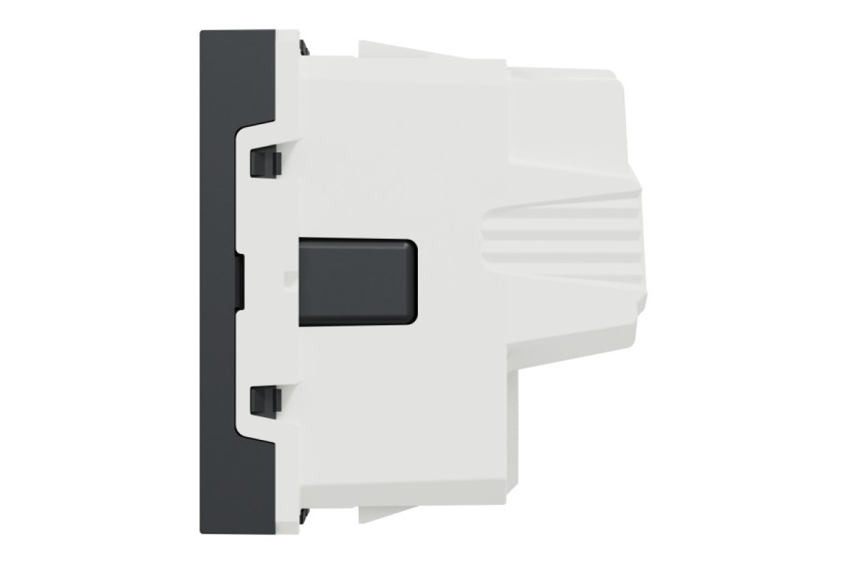 Розетка з з/к зі шторками 16А гвинтові зажими антр (NU303754)