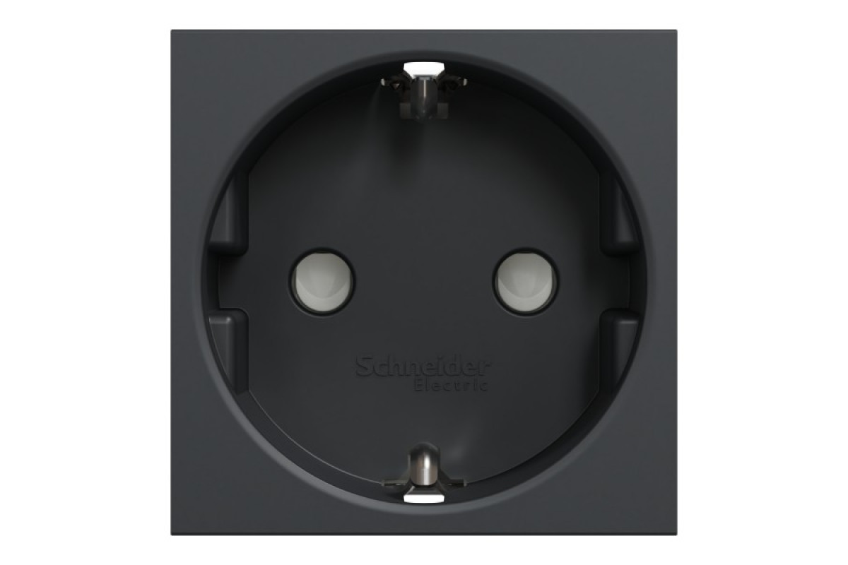 Розетка з з/к зі шторками 16А гвинтові зажими антр (NU303754)