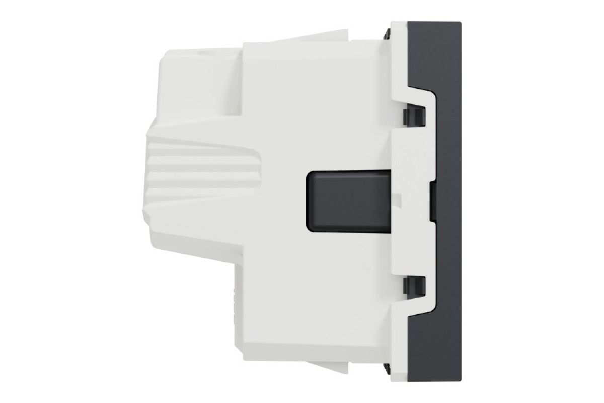 Розетка з з/к зі шторками 16А гвинтові зажими антр (NU303754)