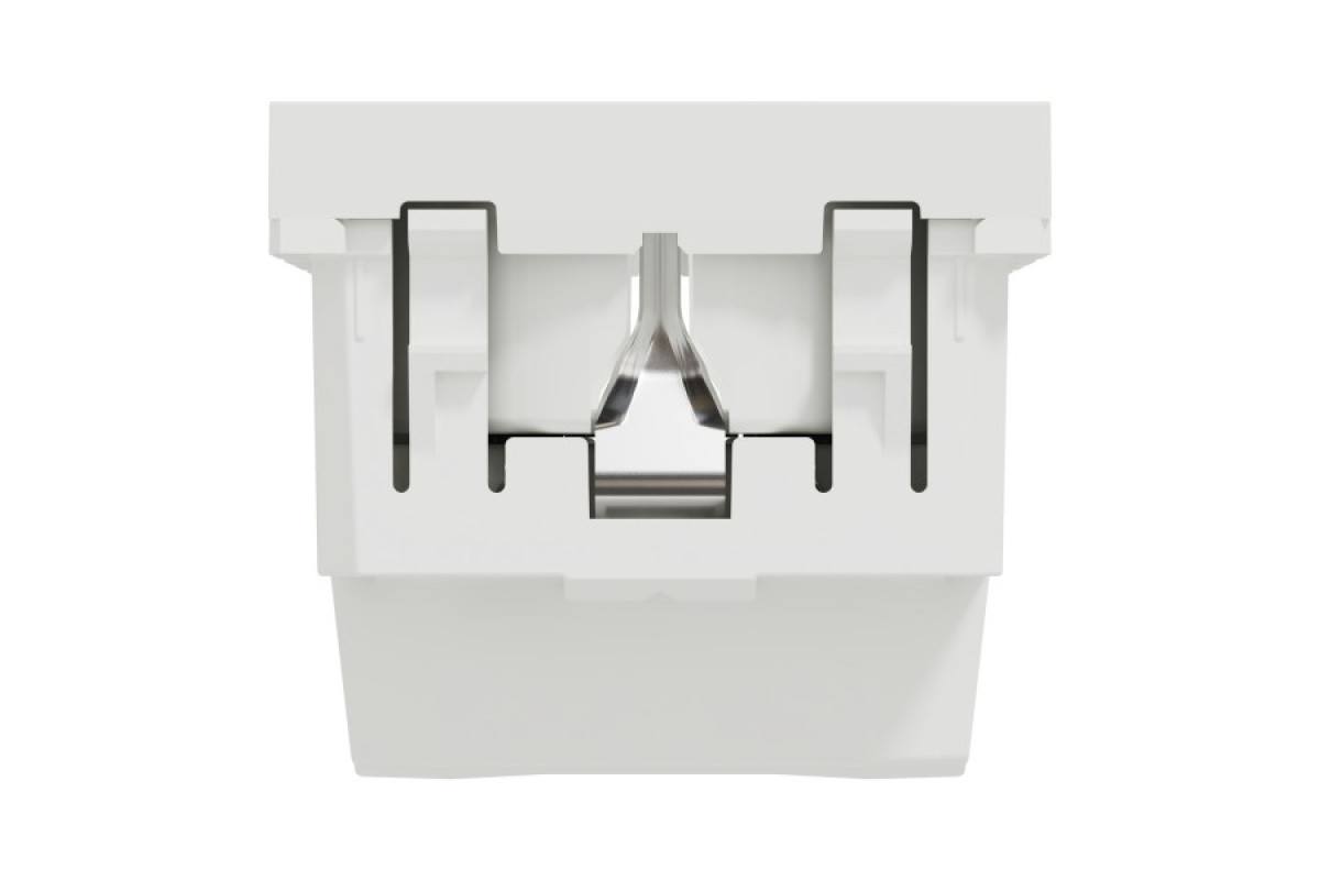 Розетка з з/к зі шторками 16А гвинтові зажими біла (NU303718)