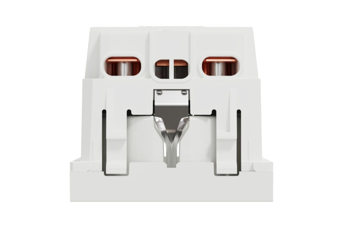 Розетка з з/к зі шторками 16А гвинтові зажими біла (NU303718)