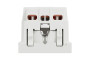 Розетка з з/к зі шторками 16А гвинтові зажими біла (NU303718)