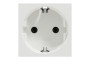 Розетка з з/к зі шторками 16А гвинтові зажими білий (NU303618)