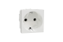 Розетка з з/к зі шторками 16А гвинтові зажими білий (NU303618)