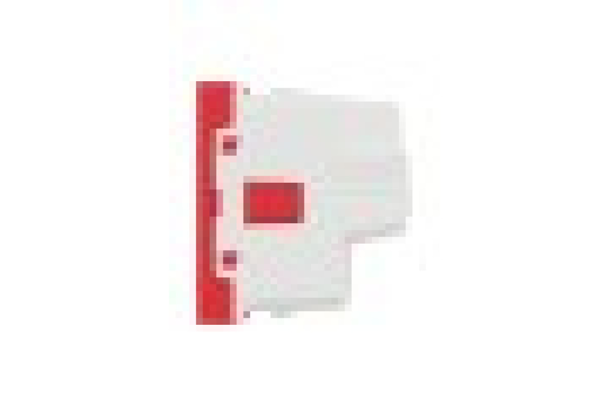 Розетка з з/к зі шторками 16А гвинтові зажими червона (NU303703)