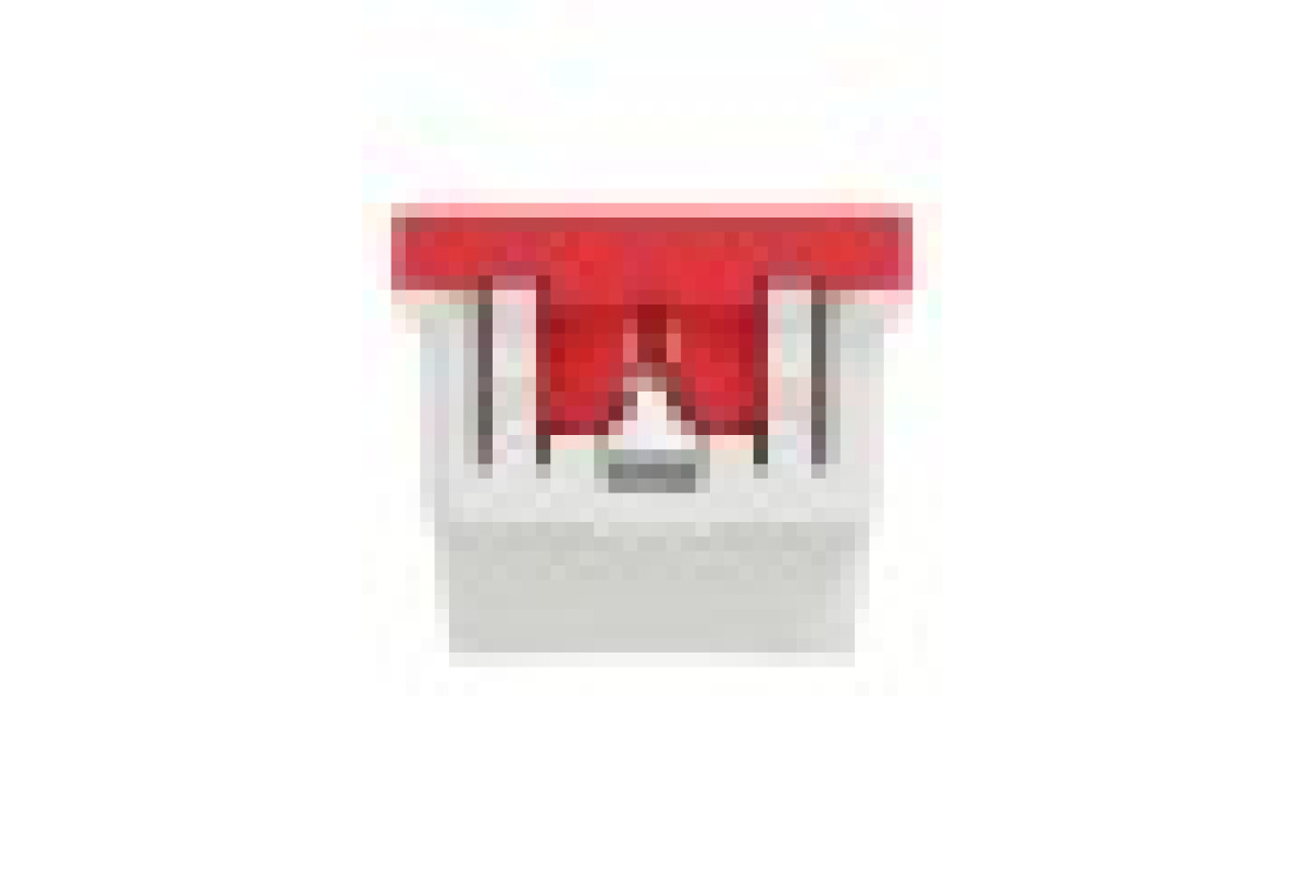 Розетка з з/к зі шторками 16А гвинтові зажими червона (NU303703)