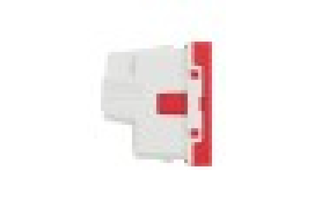 Розетка з з/к зі шторками 16А гвинтові зажими червона (NU303703)