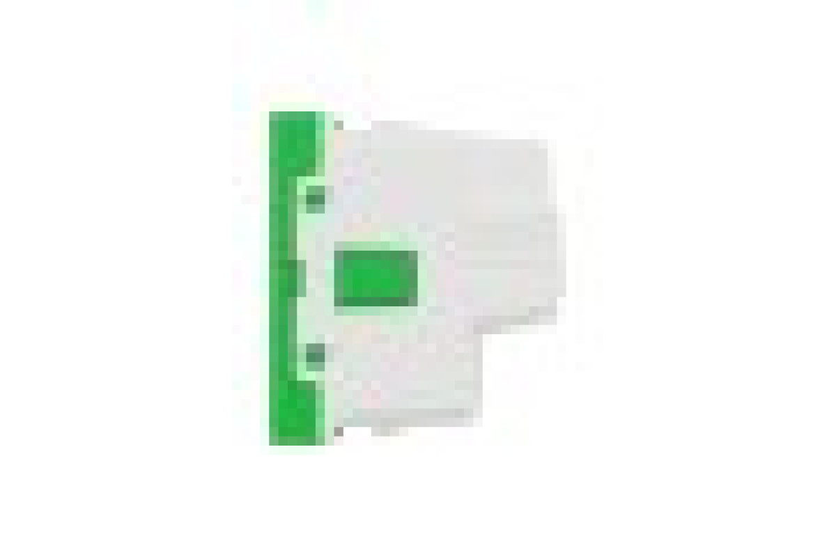 Розетка з з/к, зі шторками, 16А, самозажимні клеми, зелений (NU303706)