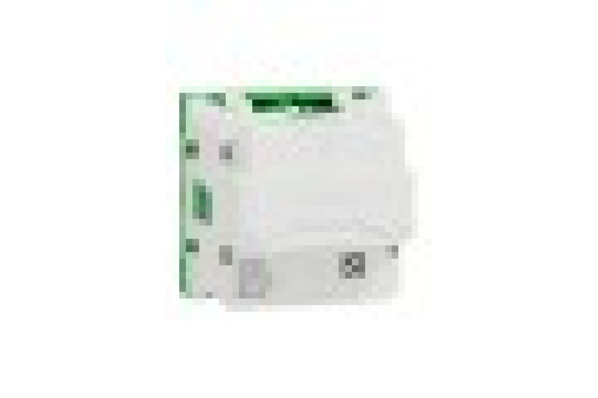 Розетка з з/к, зі шторками, 16А, самозажимні клеми, зелений (NU303706)