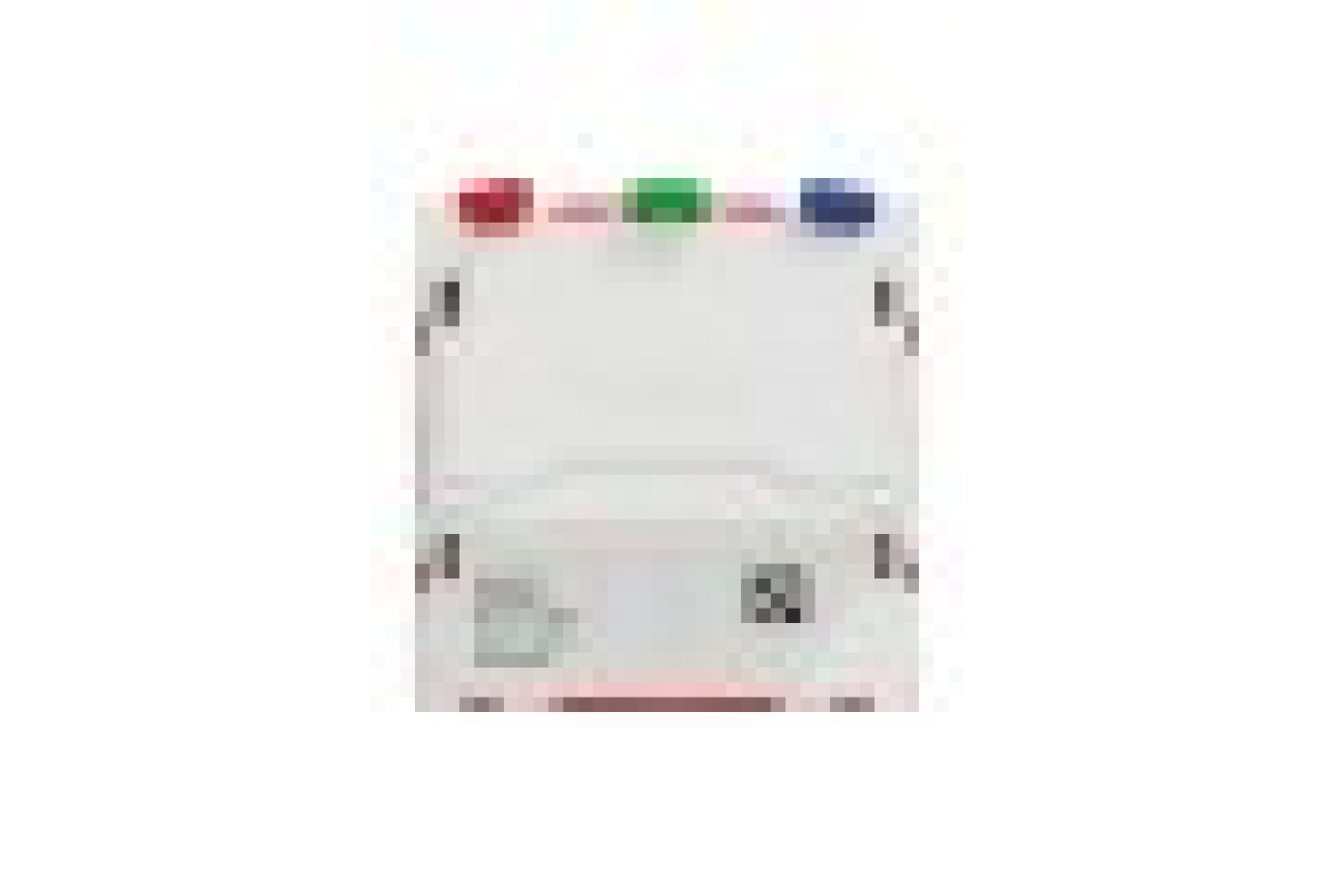 Розетка з з/к, зі шторками, 16А, самозажимні клеми, червоний (NU305703)