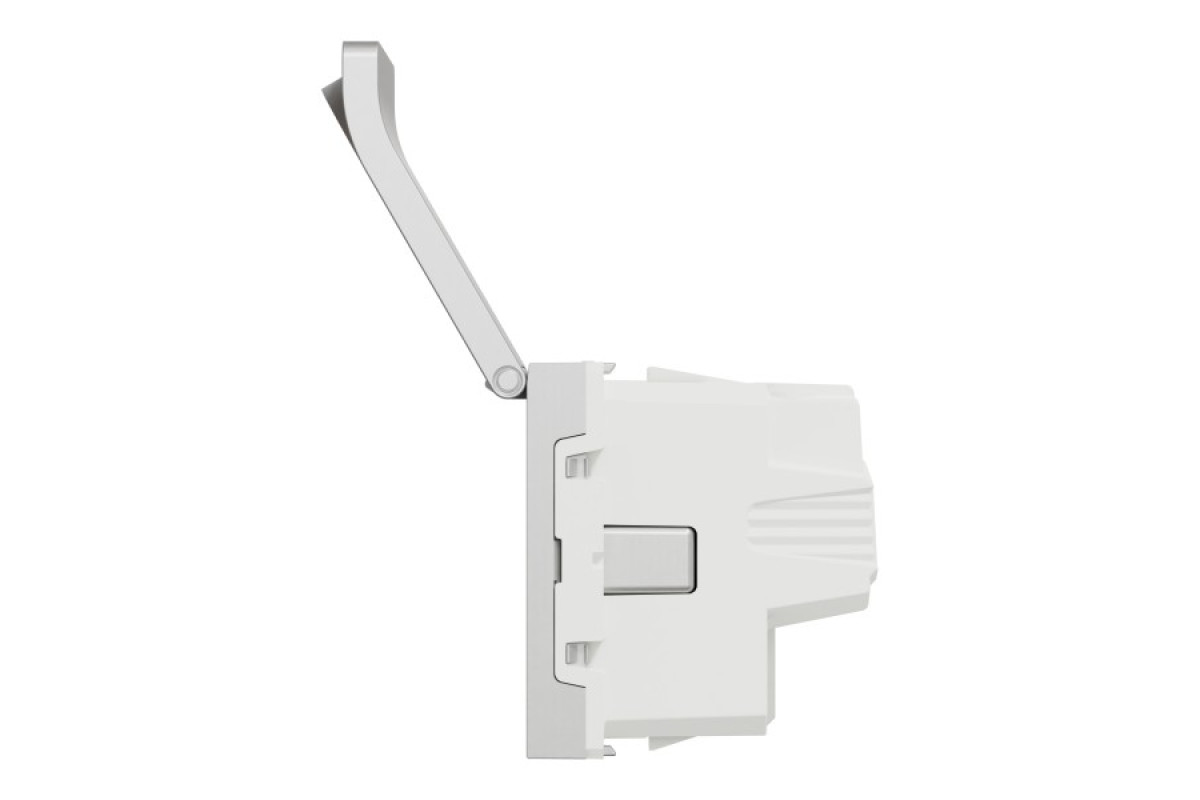 Розетка з з/к, зі шторками, з кришкою, 16А, гвинтові зажими, алюміній (NU303730TA)