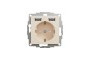 Розетка з заземленням + 2 USB тип А Бежевий Sedna Design (SDD112052)