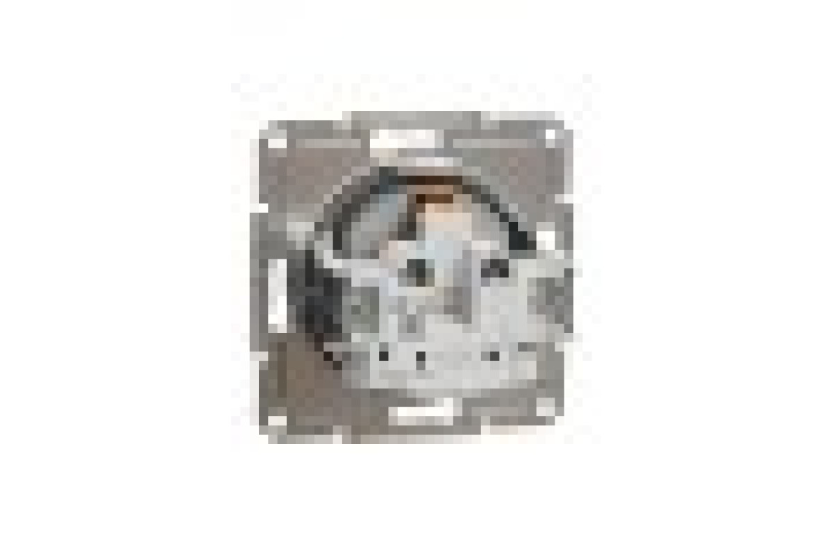 Розетка з заземленням Asfora Алюміній (EPH2900161)