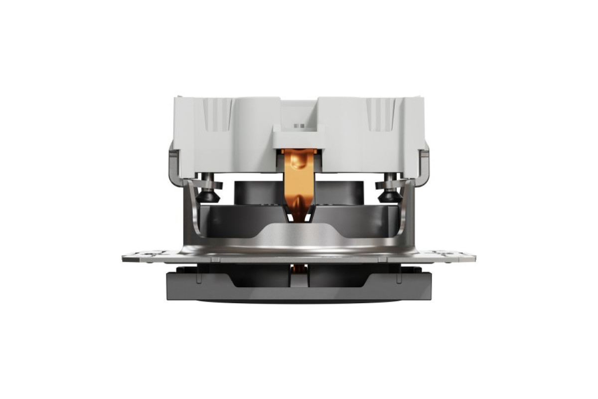 Розетка з заземленням Asfora Антрацит (EPH2900171)