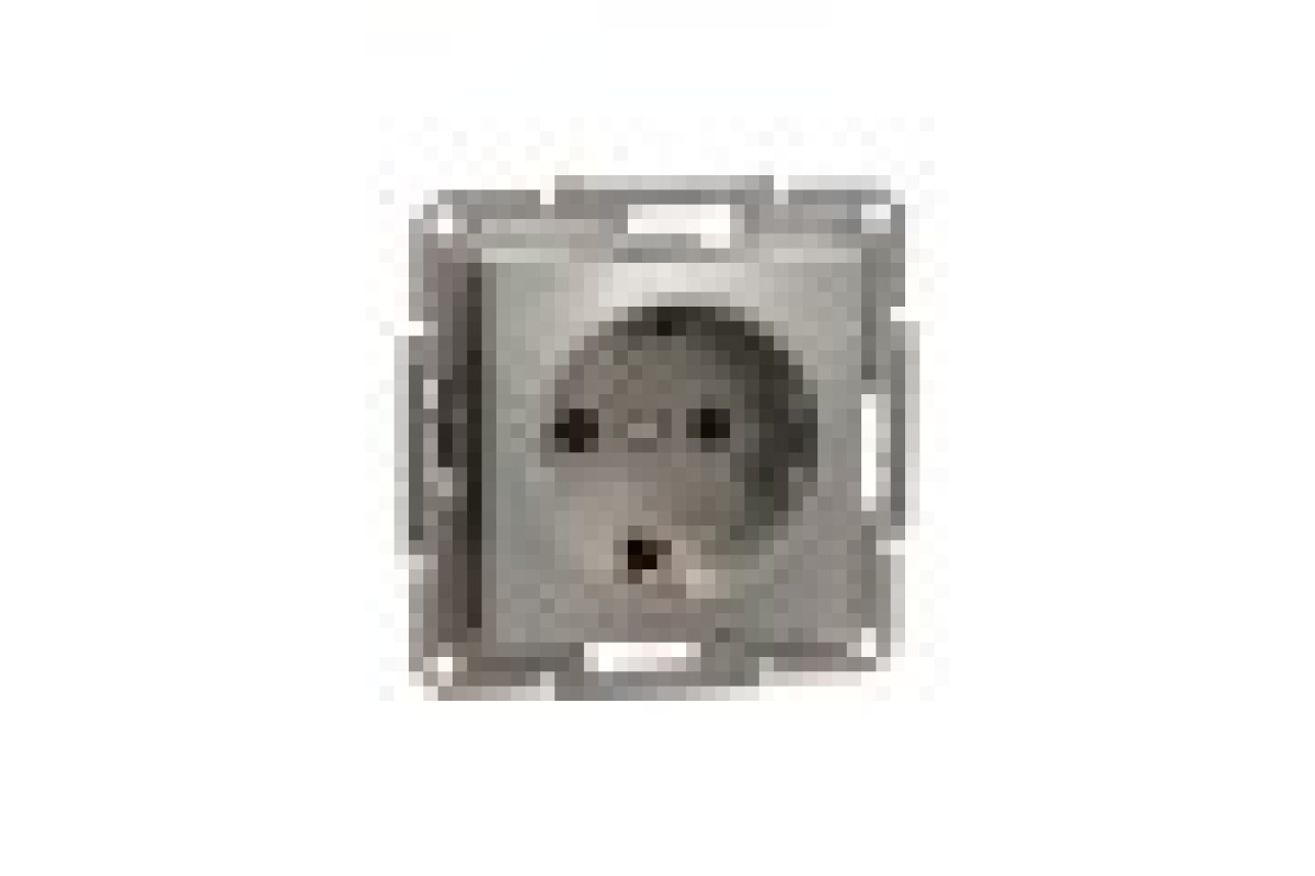 Розетка з заземленням Asfora Бронза (EPH2900169)