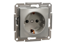 Розетка з заземленням Asfora Бронза (EPH2900169)