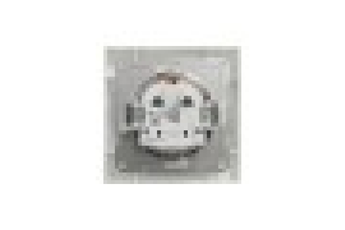 Розетка з заземленням Біла Asfora (EPH2900121)