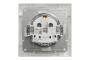 Розетка з заземленням з захисними шторками Біла Asfora (EPH2900221)