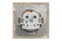 Розетка з заземленням Крем Asfora (EPH2900123)