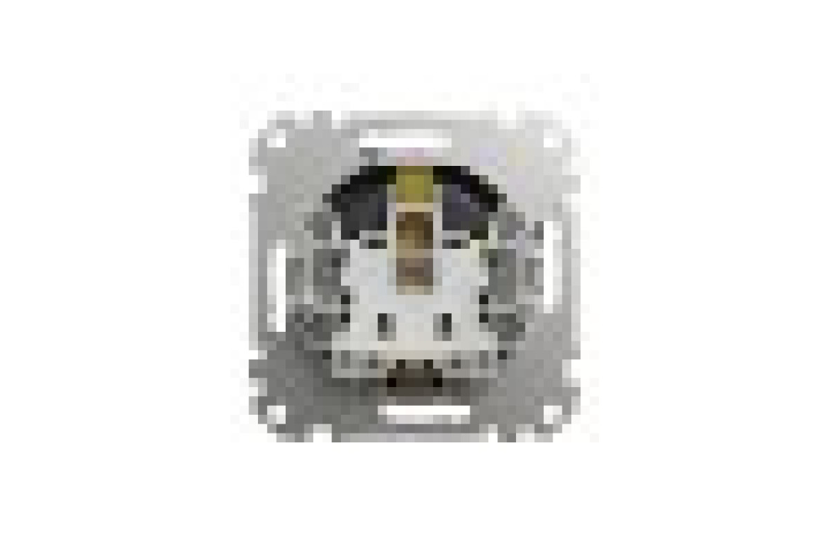 Розетка з заземленням та зі шторками Чорний Sedna Design (SDD114022)