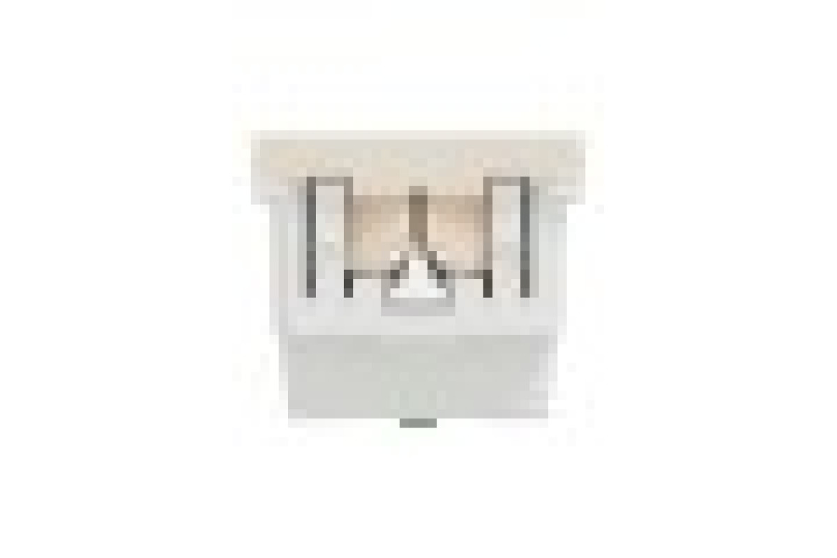 Розетка з заземленням та шторками, 16А, самозатискні клеми, бежева Unica New (NU305744)