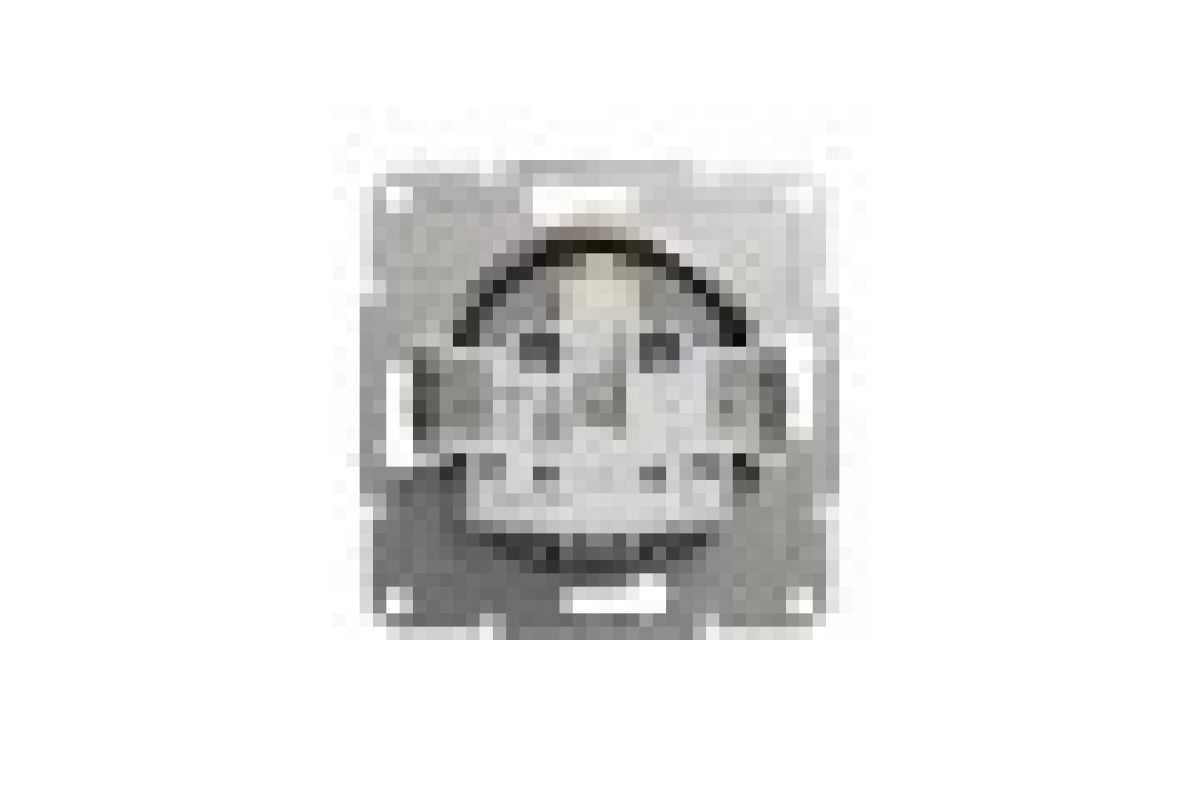 Розетка з заземленням, з захисними шторками Asfora Антрацит (EPH2900271)