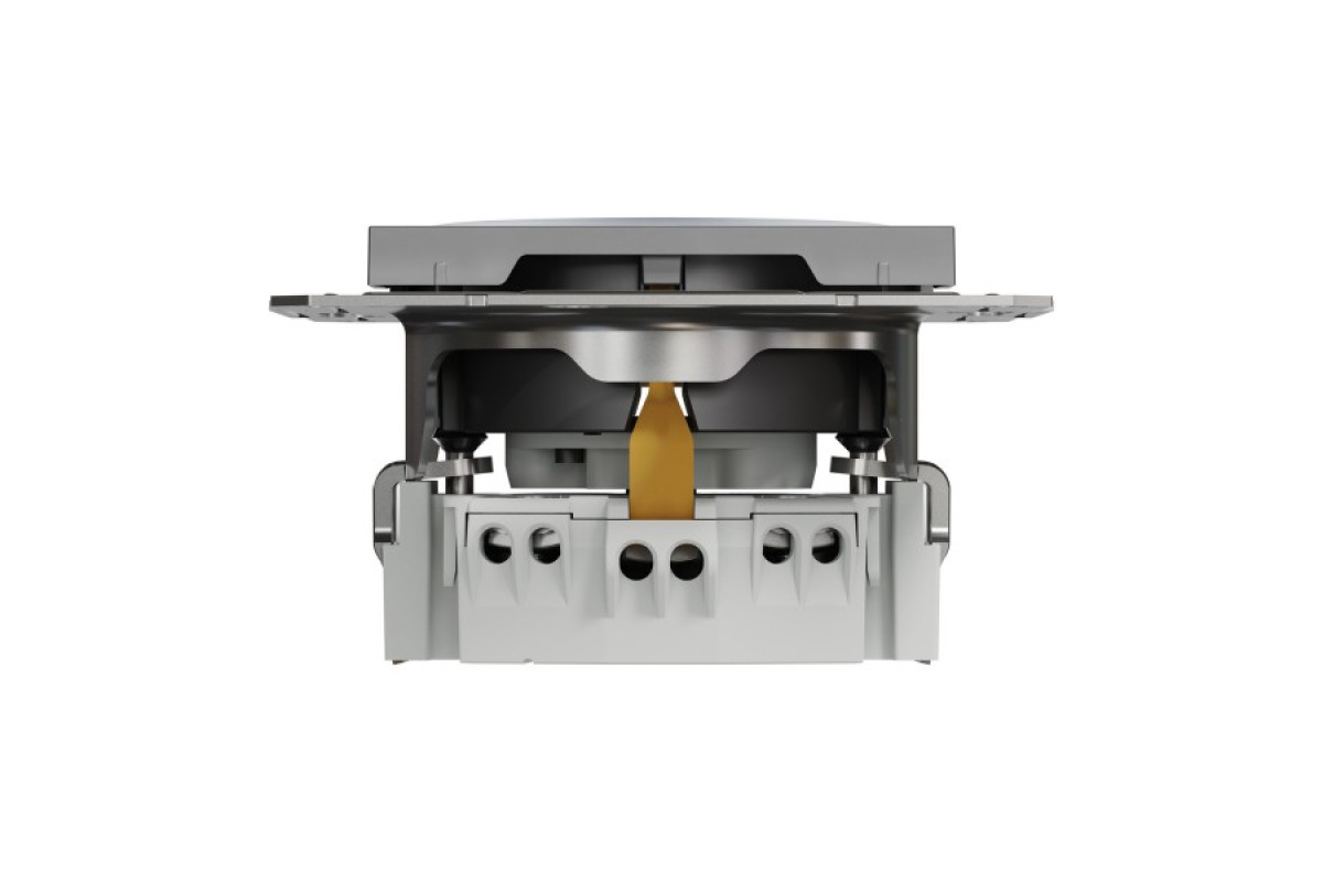 Розетка з заземленням, з захисними шторками Asfora Антрацит (EPH2900271)