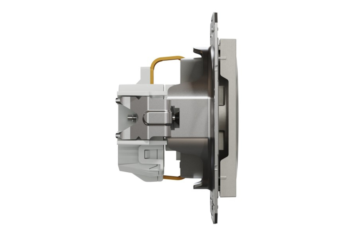 Розетка з заземленням, з захисними шторками Asfora Бронза (EPH2900269)