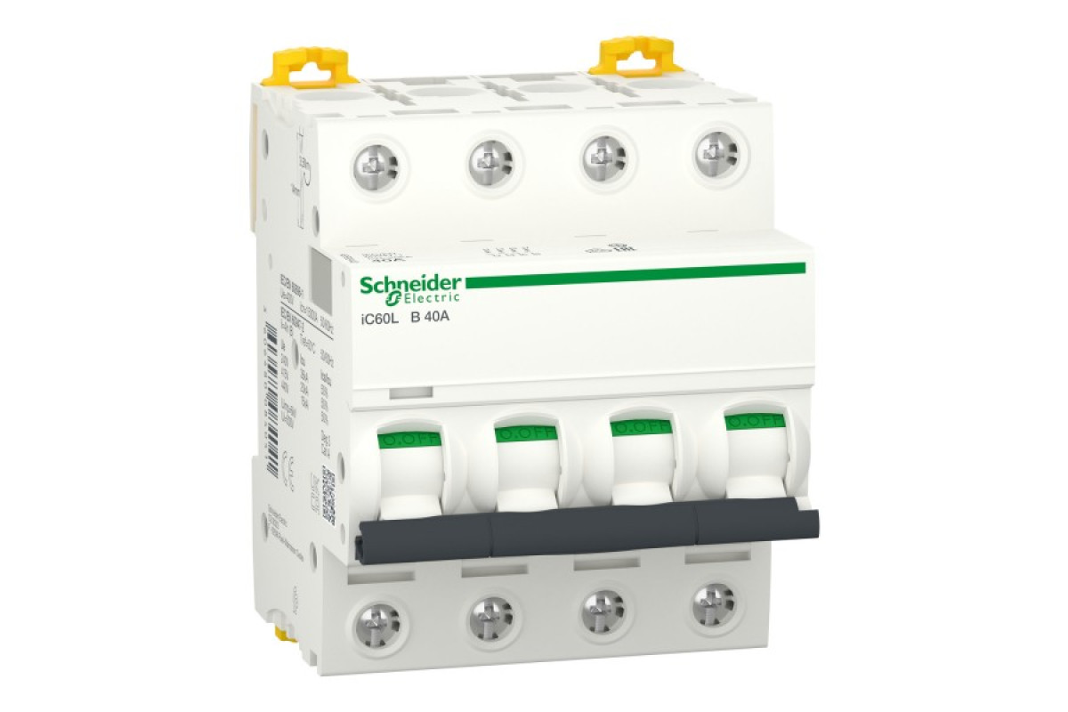 Автоматический выключатель iC60L 4P 40A B (A9F93440)