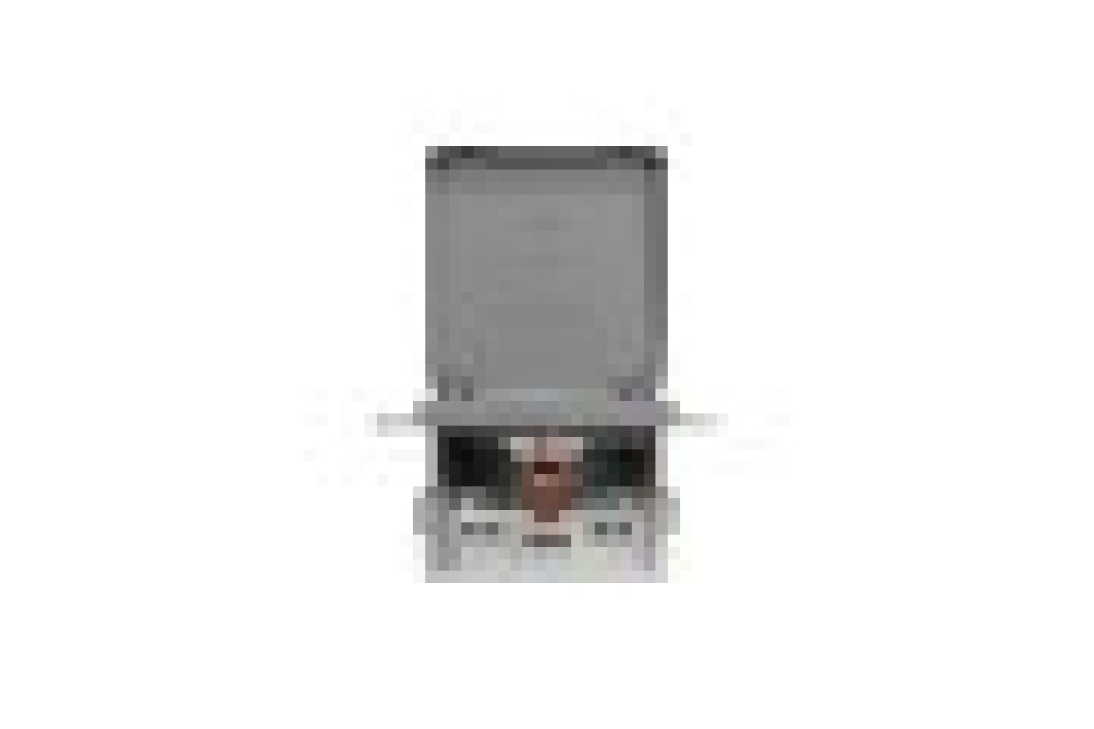 Розетка з кришкою, з заземленням Asfora Антрацит (EPH3100171)