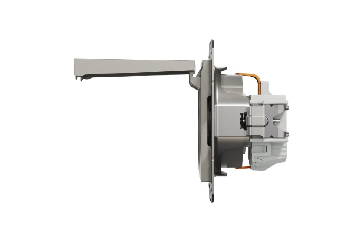 Розетка з кришкою, з заземленням Asfora Бронза (EPH3100169)