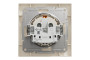 Розетка з кришкою, з заземленням Крем Asfora (EPH3100123)