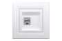 Розетка комп'ютерна RJ45 STP категорія 5Е Біла Asfora (EPH5000121)